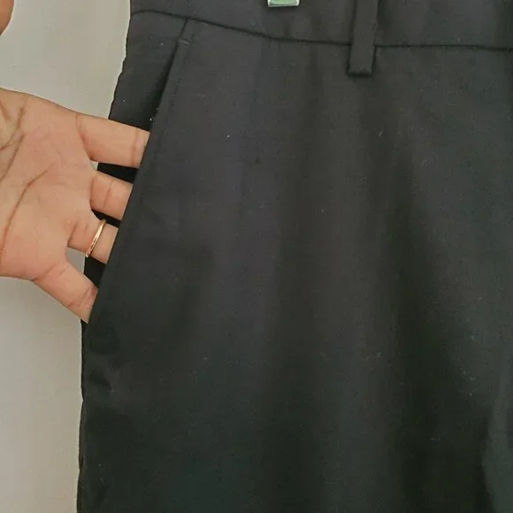 J CREW | Ludlow Black Slim Fit 98% Wool Dress Pants (Size 32) - Picture 4 of 9